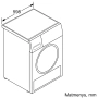 Сушильная машина Bosch WTH8307LSN