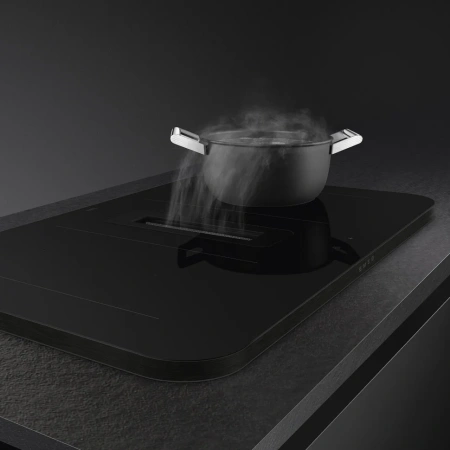 Варочная поверхность с вытяжкой Smeg HHSL7844MB