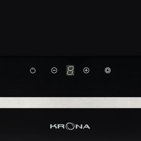 Вытяжка Krona DOMENIKA 600 BLACK/INOX S