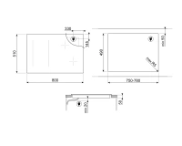 Варочная панель индукционная Smeg SI1M4854D