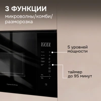 Микроволновая печь встраиваемая Zigmund & Shtain BMO 28 B
