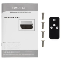 Вытяжка полновстраиваемая Krona VENUS 600 BLACK S