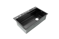 Кухонная мойка VANS VAS MF 750*460 DECOR BL+Mixing panel DC-05