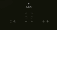 Варочная поверхность Lex EVH 640A BL