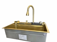 Кухонная мойка VANS VAS MF 750*460 GOLDEN PVD DECOR-DC-03