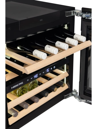 Винный шкаф встраиваемый Hiberg ROYAL W 60