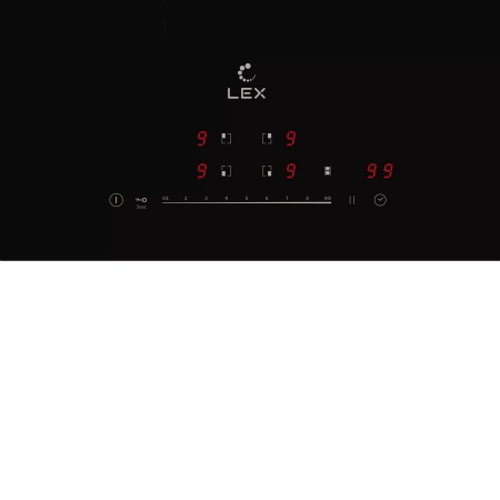 Варочная поверхность индукционная Lex EVI 641B BL