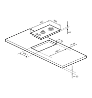 Варочная поверхность газовая Lex GVG 324 WH