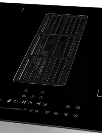 Варочная поверхность индукционная с вытяжкой Hiberg i8-VM8 B