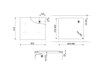 Варочная панель индукционная Smeg SI1M4644D