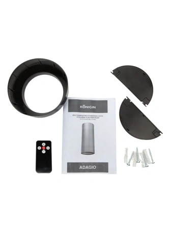 Вытяжка Konigin Adagio Cashmere/Black Glass 35